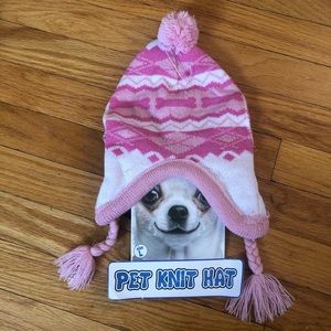 NEW Dog Pet Hat Pink Large